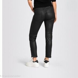 MAC Rich Black Coating Slim Fit Jeans Pants Size 28